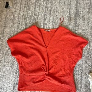 Zara orange top